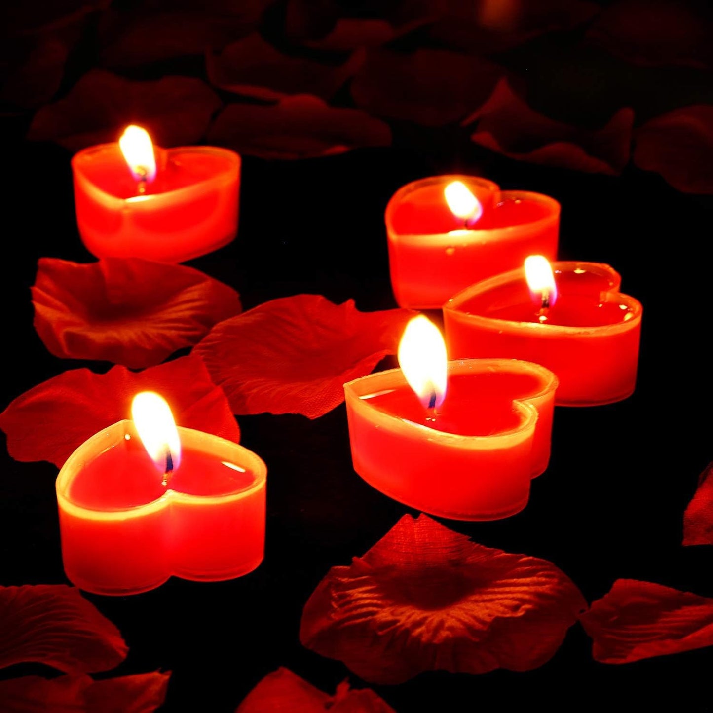50 Packs Tea Lights Candles -Tealight Candles Decorations for Weddings, Parties,Halloween, Valentine's Day, and Christmas