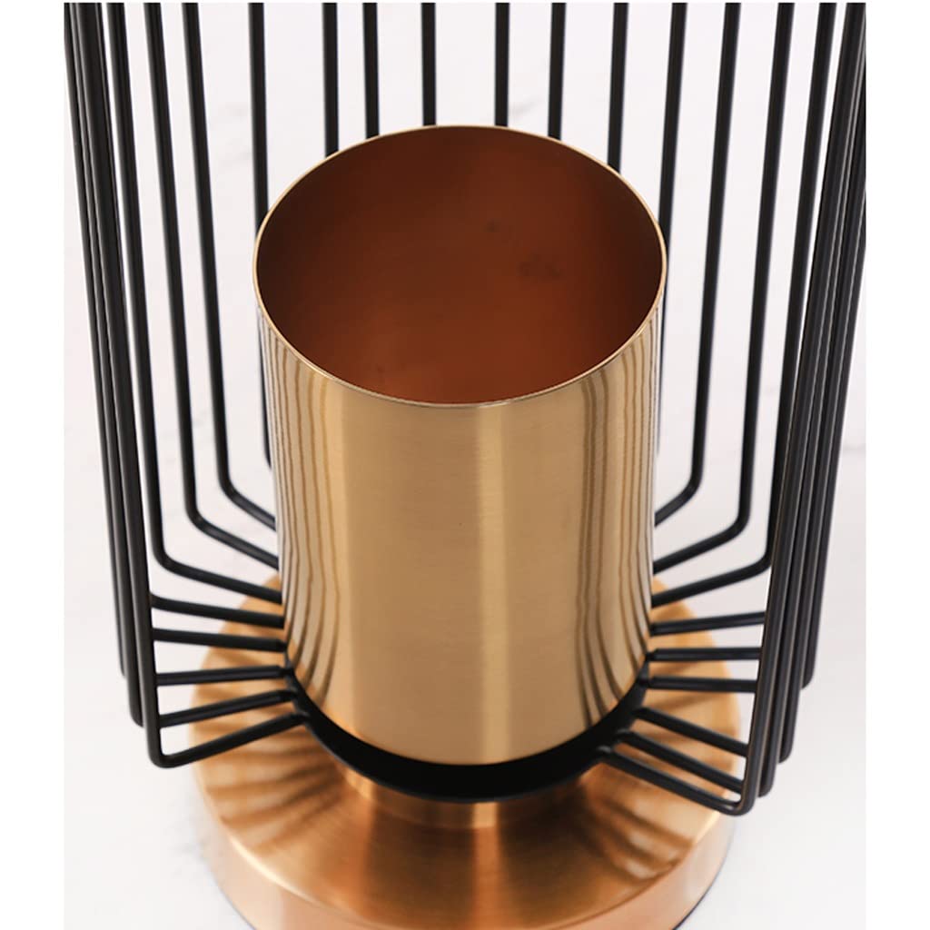 WAOCEO Candlestick Holders Creative Birdcage Candle Holder New Chinese Glass Candle Candle Holder Decoration Romantic Candle Light Dinner Props Candle Holders (Size : B)