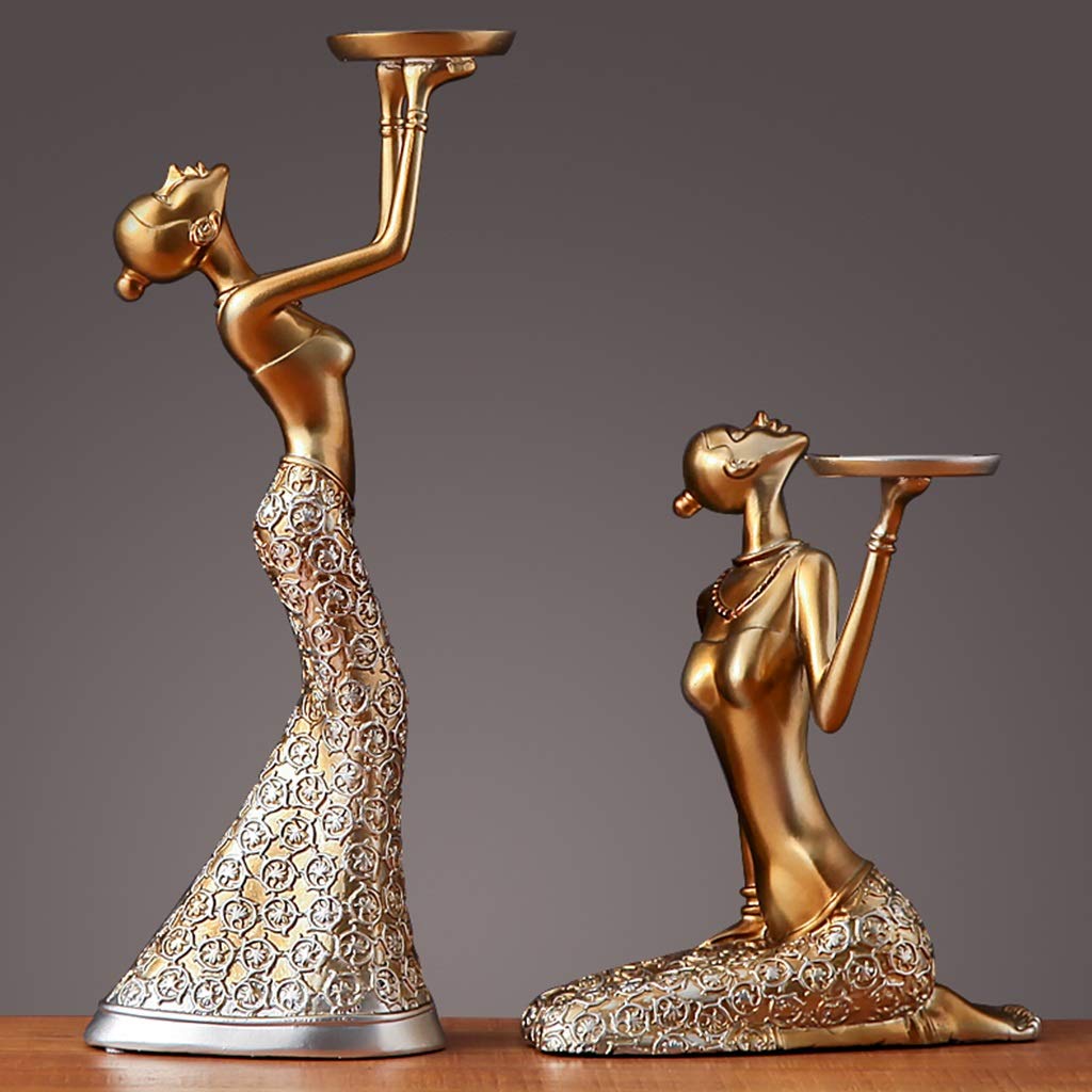 XILIN-1987 Candle Holderss Creative Candle Holder Living Room Table Decoration Candlelight Dinner Props Candle Holder Decorative Candlestick (Size : A)