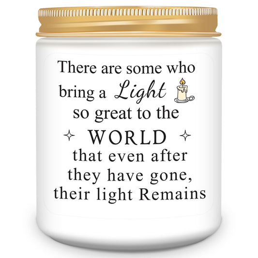 Homsolver Sympathy Gifts, Thoughtful, Remembrance and Condolence Gift, Sympathy Scented Candles