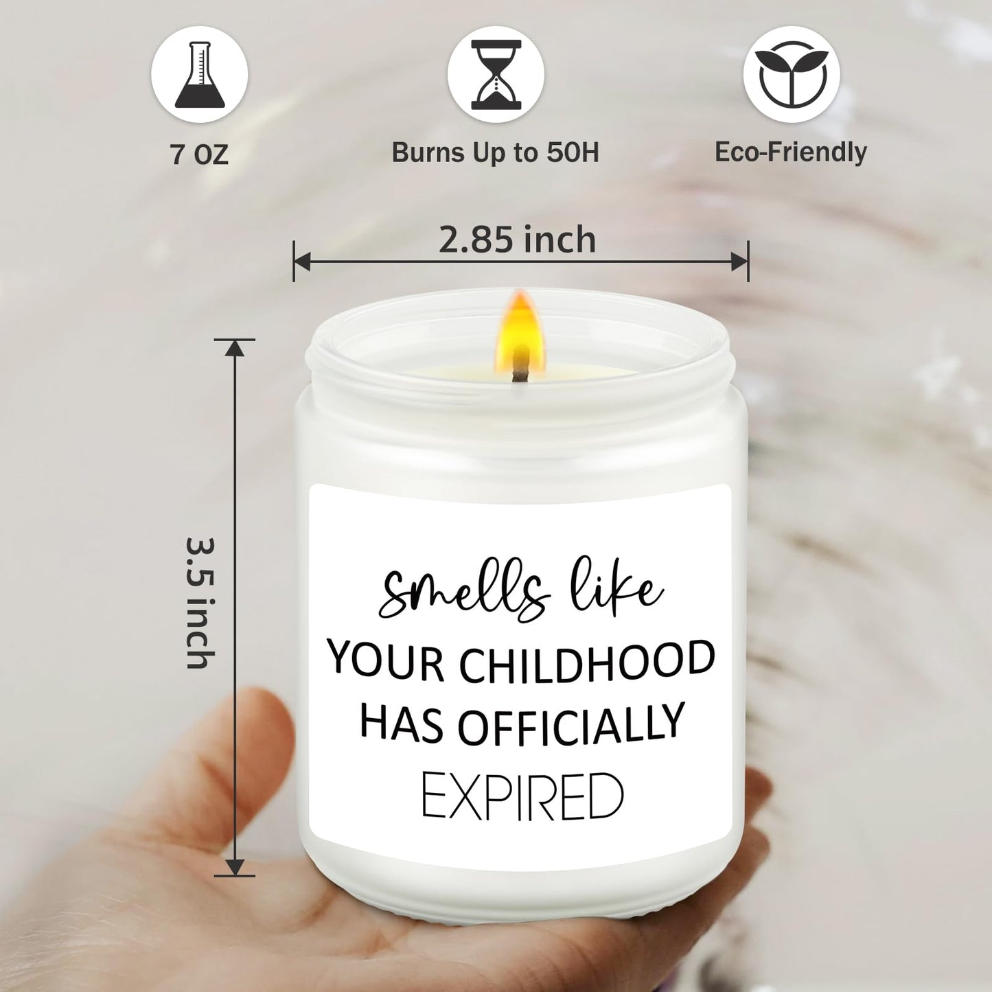 18th Birthday Gifts -Birthday Candles for Girls, Boys, Funny Gifts for 18-Year-Old Girls Boys, Happy 18th Birthday Gift for Son Daughter, Granddaughter, Niece, Friends, Students, Teenagers