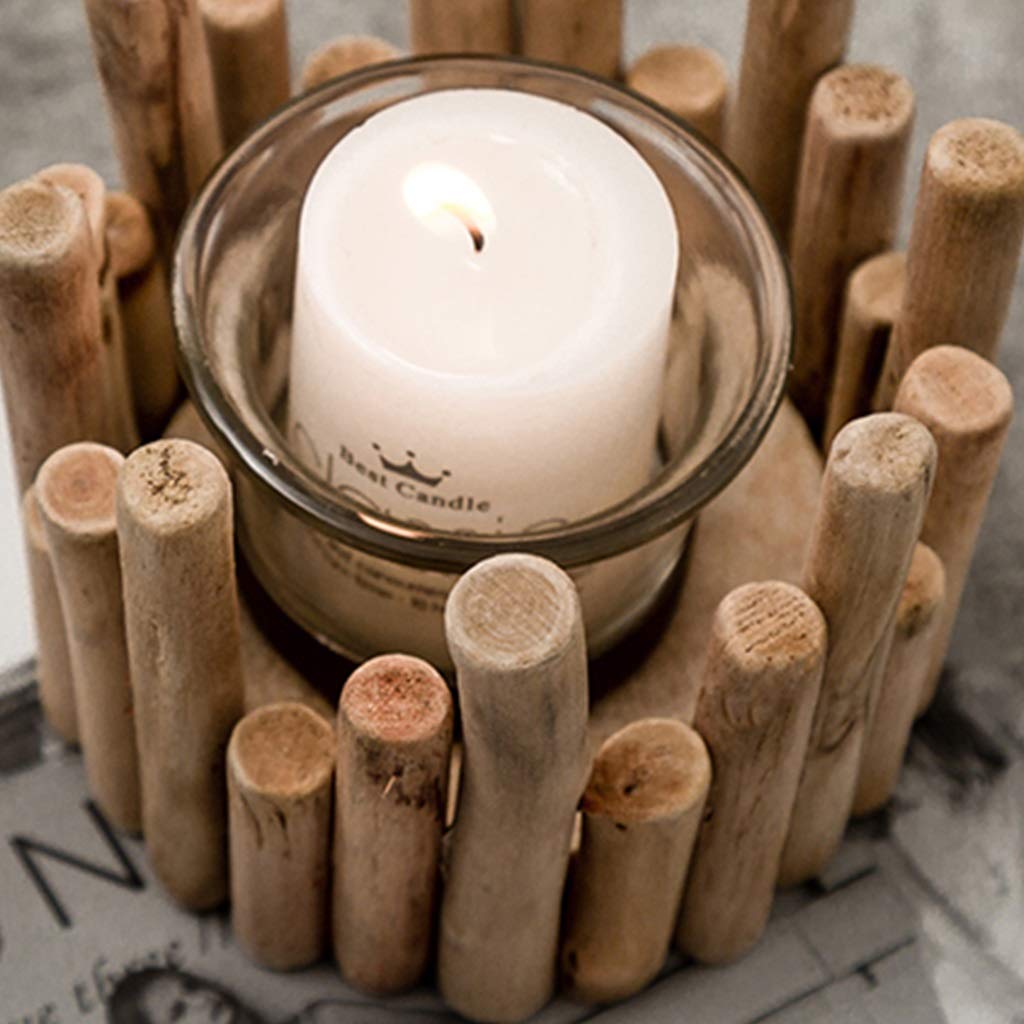 XILIN-1987 Candle Holderss Creative Candlestick Romantic Dinner Desktop Decoration Living Room Bedroom Decoration Candlestick Decorative Candlestick