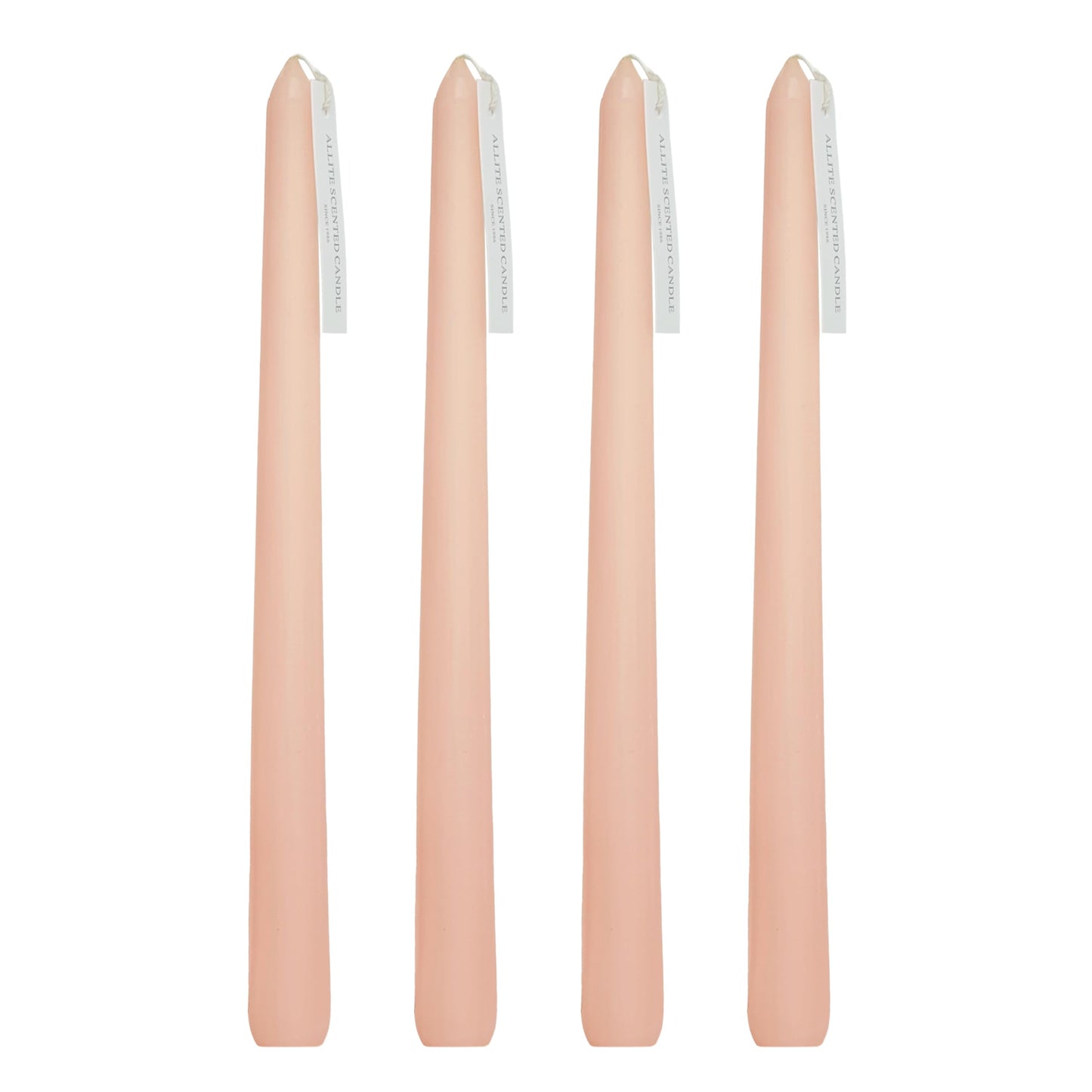 Smokeless Rose Scented Taper Candlesticks Long Lasting Burn 10 Inch Aromatherapy Candles for Home Décor Wedding Decoration Wedding Gift