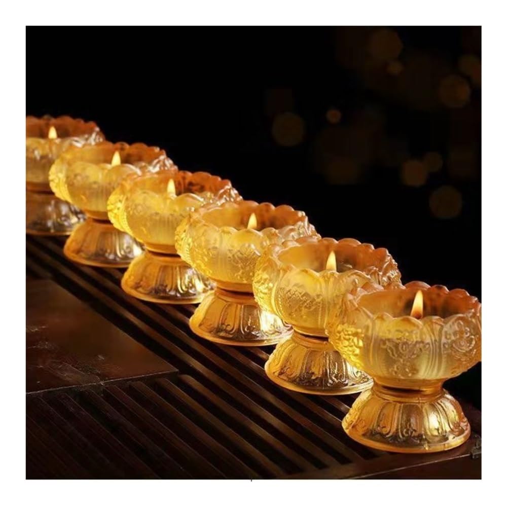 Candle Holder Colorful Glass Candle Holder - Home Table Decor