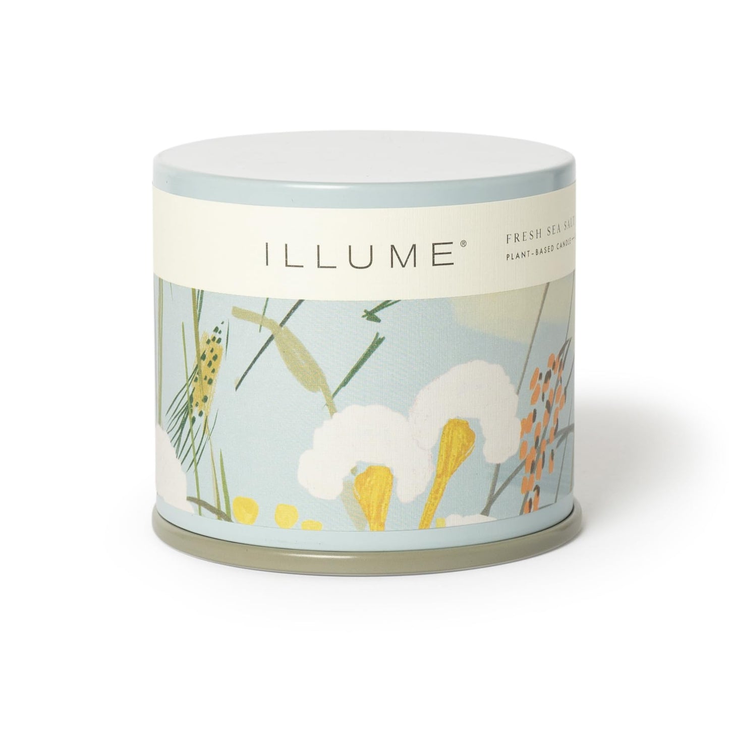 Illume Beautifully Done Essentials Fresh Sea Salt Vanity Tin Scented Candle
