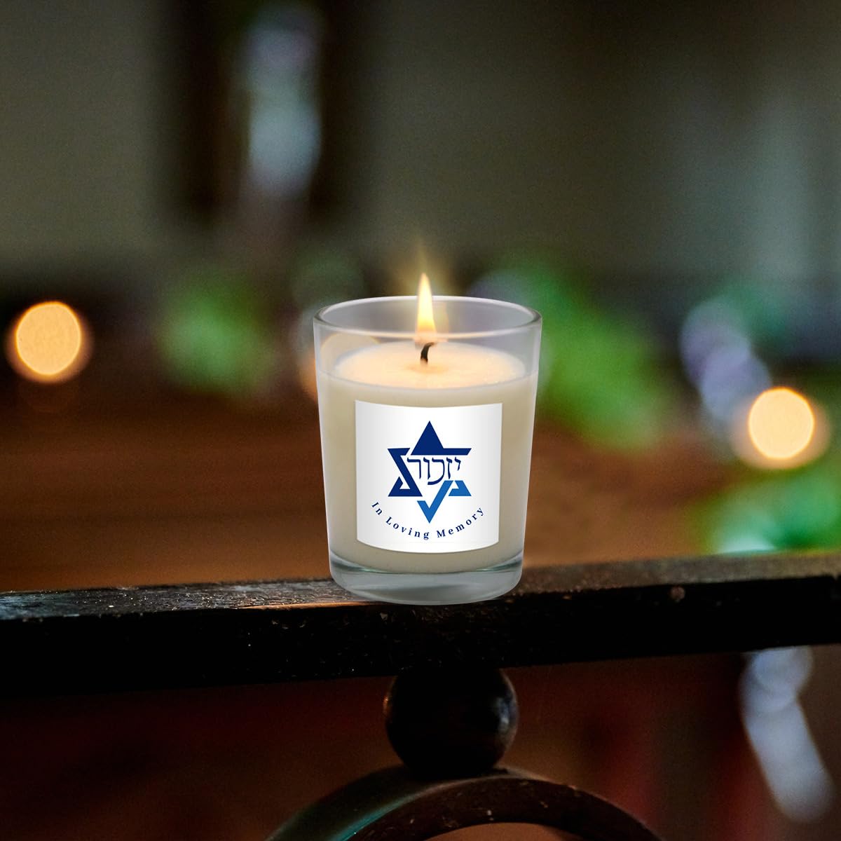 6 Pack White Yahrzeit Candles - Yahrzeit Memorial Candles, Memorial Bereavement Gifts for Loss of Loved One, Jewish Sympathy, Natural Soy Wax Hand Poured