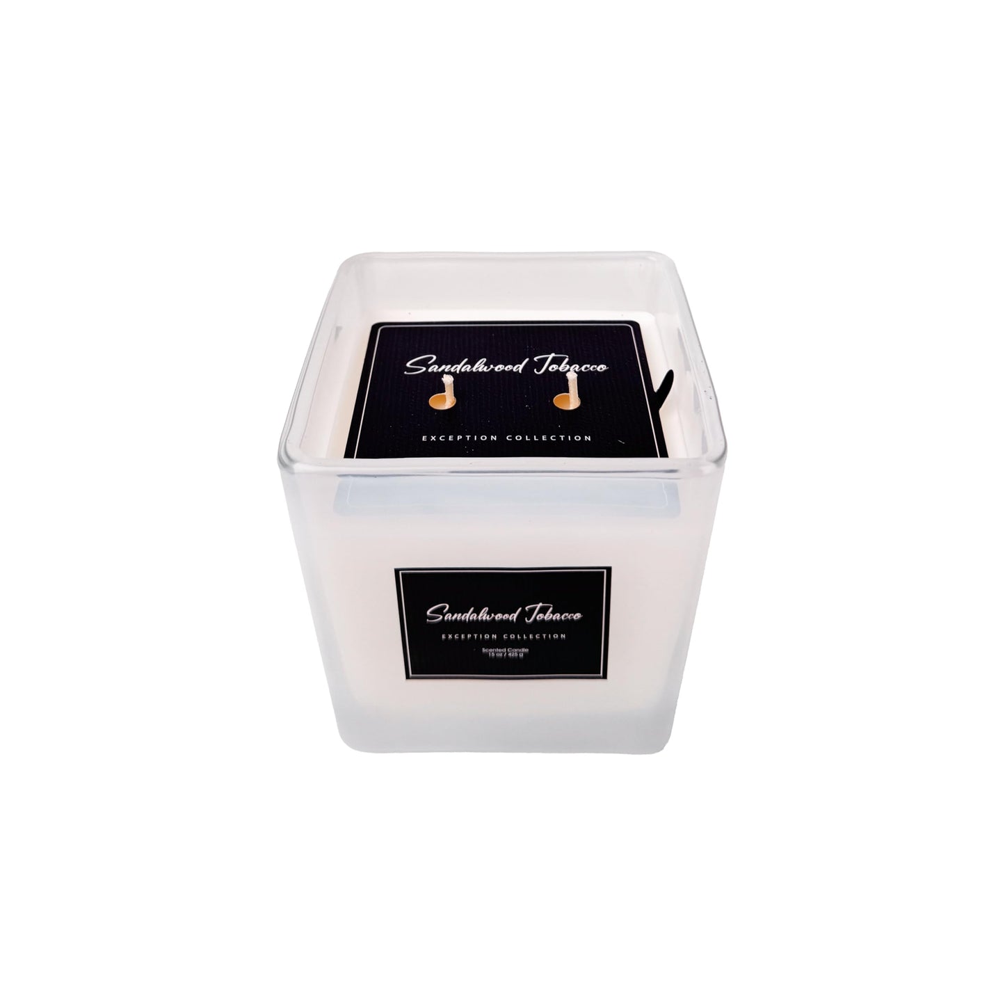 Signature Scented Candle 15oz – CW Studio Color Glass Jar — Hand-Poured Soy & Paraffin Wax – Clean Burn, Smokeless, Up to 30 Hours, Home Decor & Gift Giving