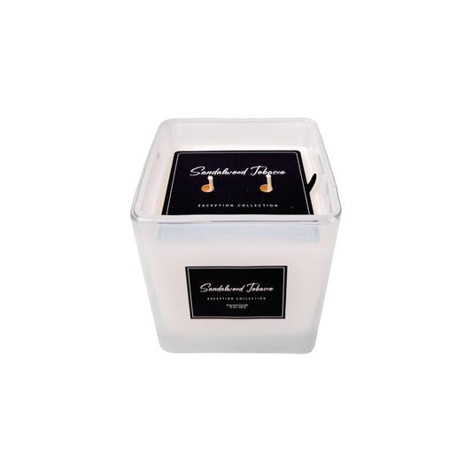 Signature Scented Candle 15oz – CW Studio Color Glass Jar — Hand-Poured Soy & Paraffin Wax – Clean Burn, Smokeless, Up to 30 Hours, Home Decor & Gift Giving