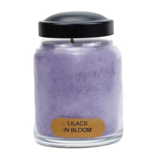A Cheerful Giver - Lilacs In Bloom Baby Scented Glass Jar Candle (6oz) with Lid & True to Life Fragrance Made in USA