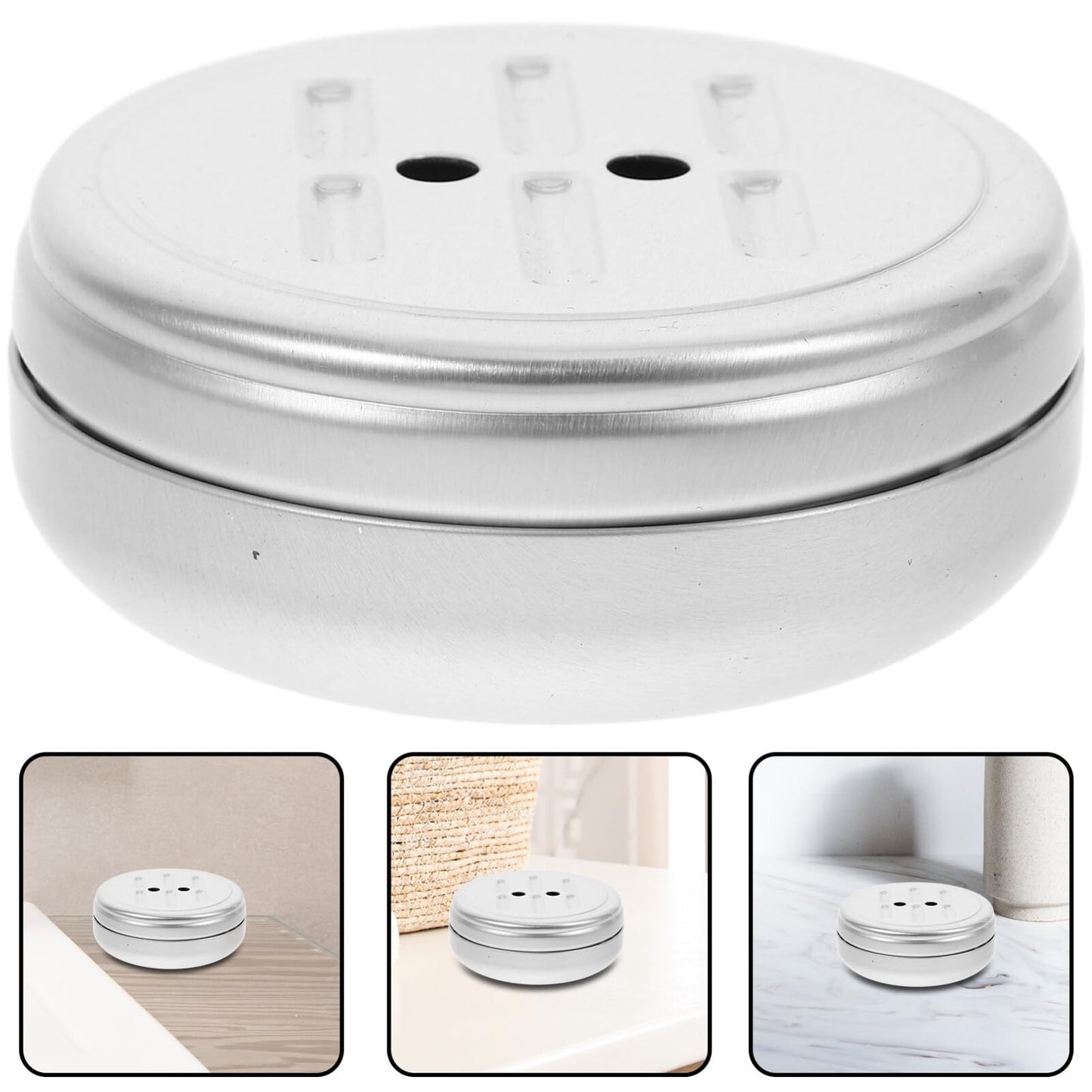 HOLIDYOYO Metal Storage Jar Candle Empty Can Food Jar Balm Can Candle Storage Jar Small Tin Box Lid