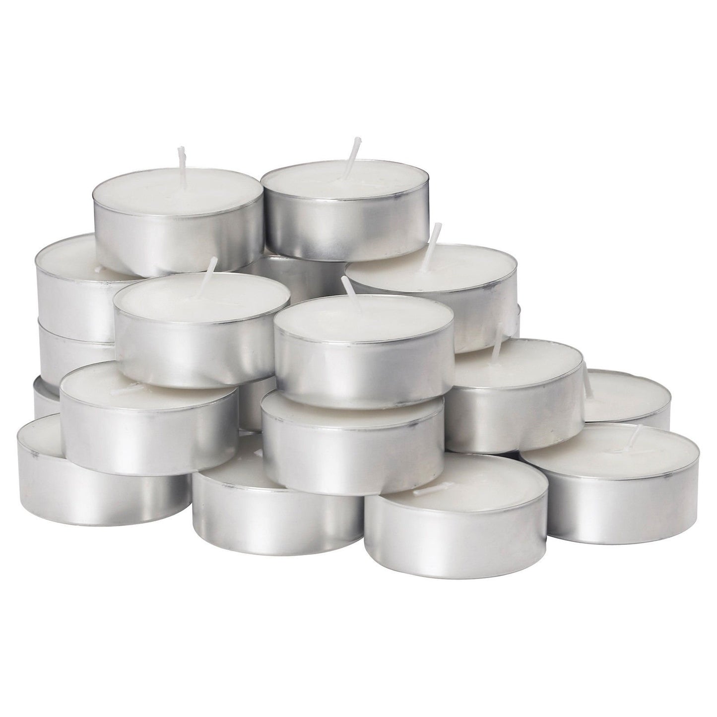 D’Light Online 7 Hours Long Burn Time Unscented White Tealight Candles in Aluminum Cup for Home Decor, Wedding, Holiday, Restaurants, Shabbat, Spa or as a Emergency Candle - Set of 400