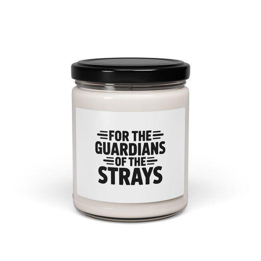 for The Guardians of The Strays Scented Soy Candle, 9oz Glass Jar, Natural Aromas for Animal Lovers, Gift Idea