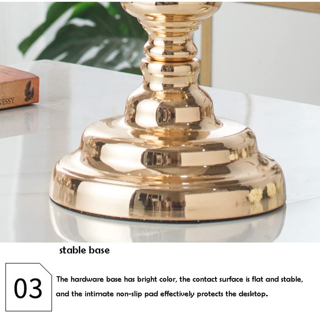 WAOCEO Candlestick Holders Aromatherapy Candle Holder Crystal Candle Holder Ornaments Light Luxury Home Table Candle Light Dinner Props Romantic Candle Holders (Size : B)