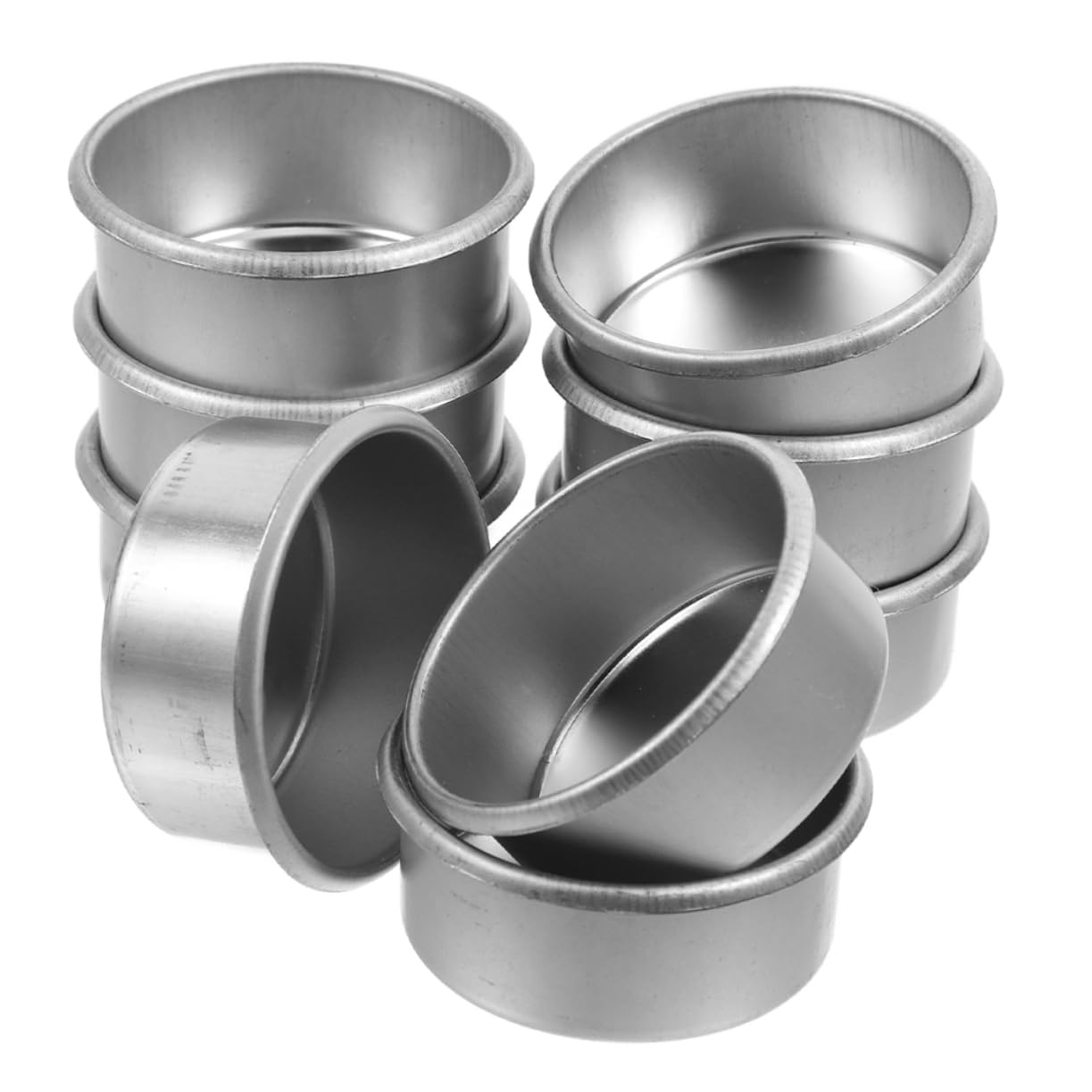 AUTSUPPL 15pcs Metal Tea Light Candle Holders Decorative Tins for Weddings Parties and Home Decor Simple and Elegant Design for Scented Candles Versatile Storage Option