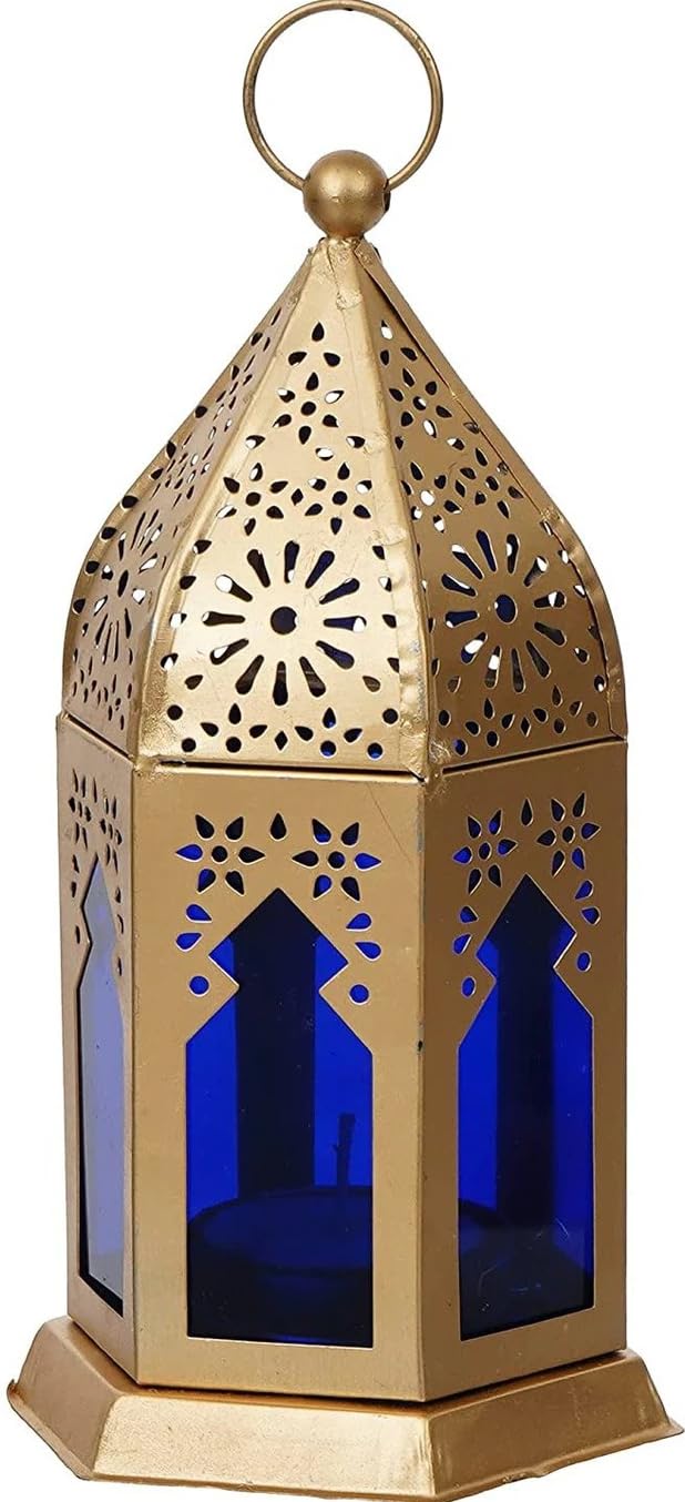 Moroccan Style Lantern Candle Holder Gold Metal Decorative Table Lantern Wedding Centerpiece Home Decor