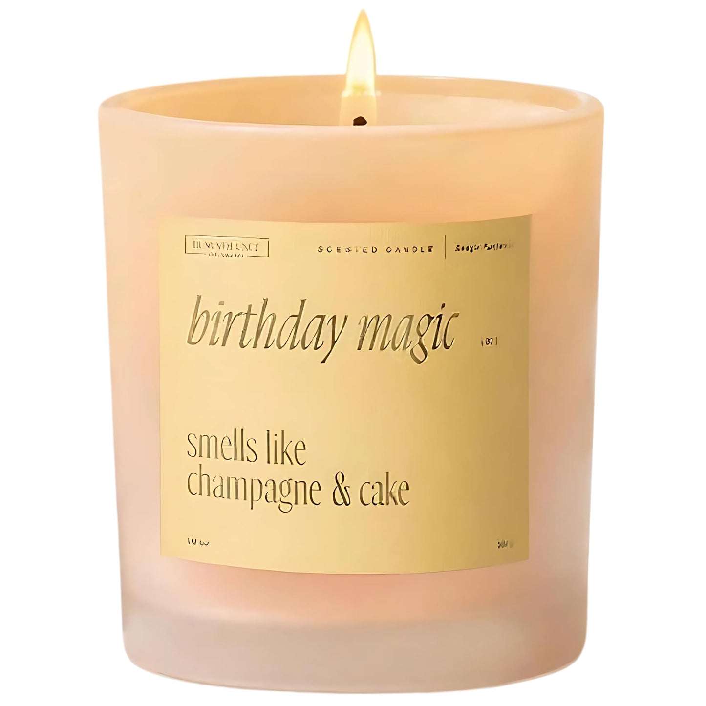 Benevolence LA Birthday Magic Scented Candles | 10 oz, 40-50 Hour Burn | Gifts for Women | Celebration Candle for Best Friend, Mom | Unique Womens Birthday Gift - Smells Like Champagne & Cake