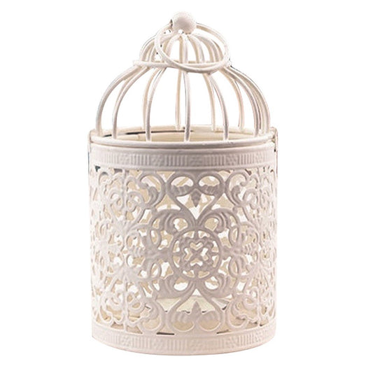 Colorido Antique Moroccan Style Hanging Hollow Candle Holder Stand Lantern Wedding Decor Size Medium (Style A)