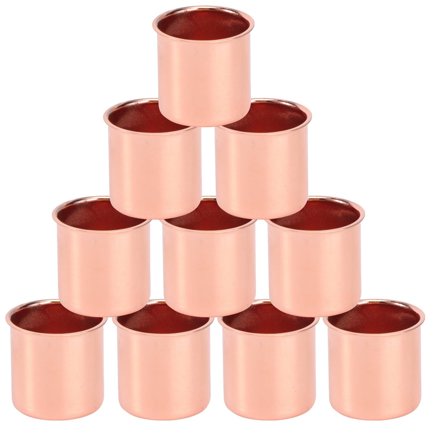 HOODANCOS 20pcs Iron Candle Holders Set, Metal Candlestick Decor, 23x23x0.5mm, Suitable for Birthday Parties and Romantic Candlelight Dinners, Desktop Candle Cups Adornment
