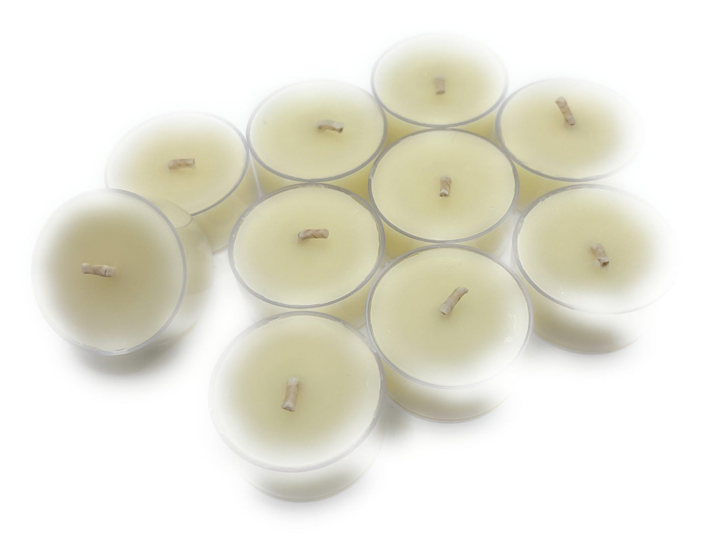 Allnations Candle Co. 100% Pure White Beeswax Tealight Candles. 4 to 5 Hours Long Burn Each - for Home, Rituals, Prayer, Party, Room Table Decoration - Unscented - Smokeless -10pcs (White)