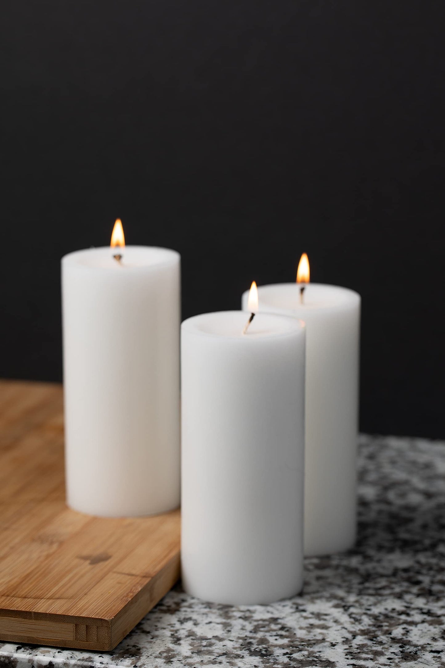 Richland® 3" X 6" Hand Poured White Pillar Candle Set of 12