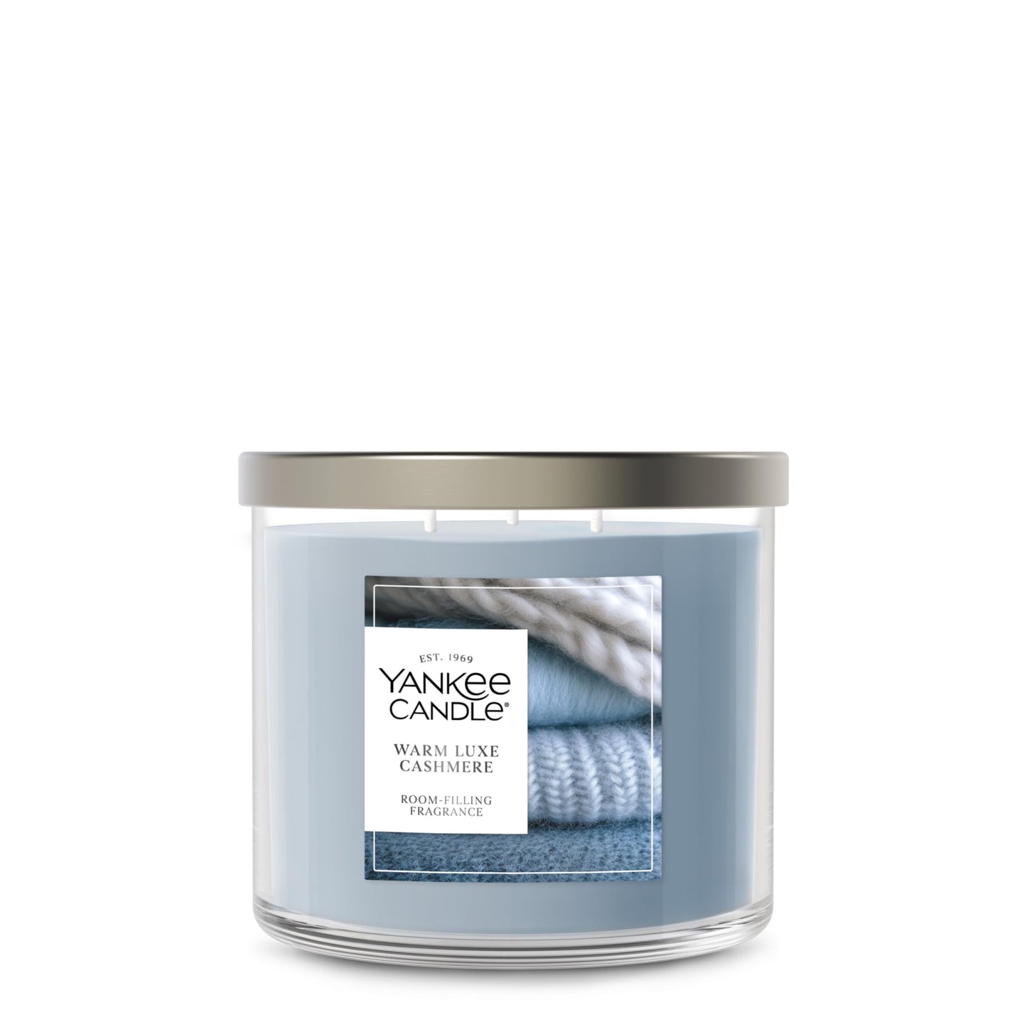 Yankee Candle Warm Luxe Cashmere, Fall Scented Candle, 14.5oz 3-Wick Candle Jar with up to 40 Hours Burn Time
