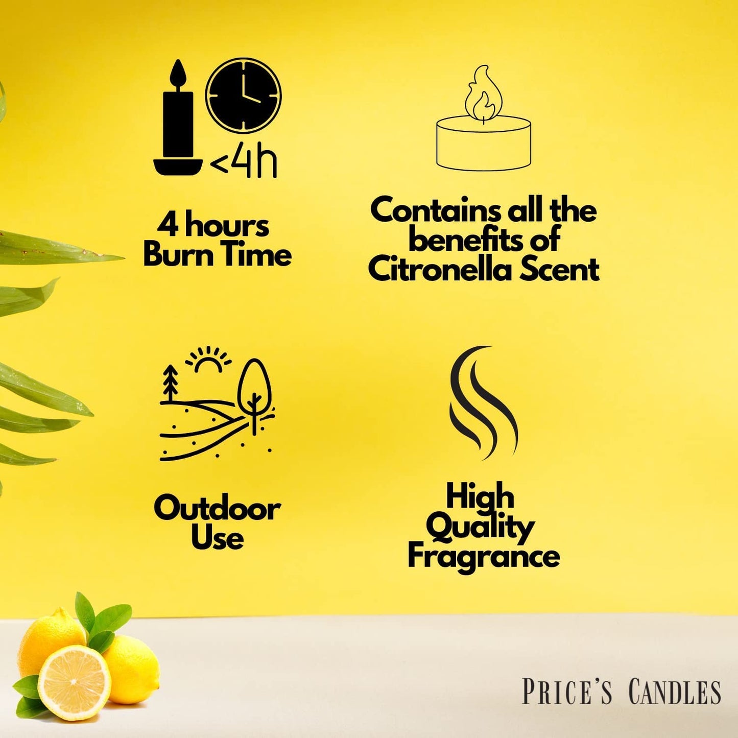 Prices Tea Lights (25 x Citronella)