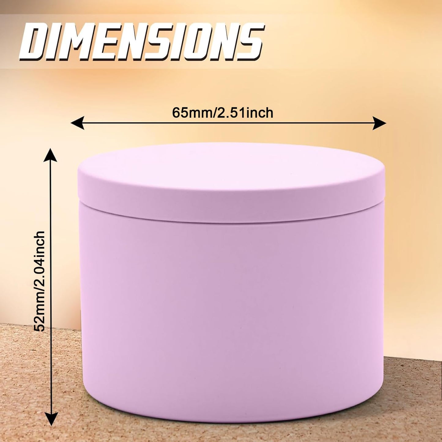 YJHSS 24-Pack 4oz Candle Tins with Lids, Metal Candle Jars for Candle Making, Empty Containers Vessels Bulk for Small Business & Beginners DIY Storage -Pink