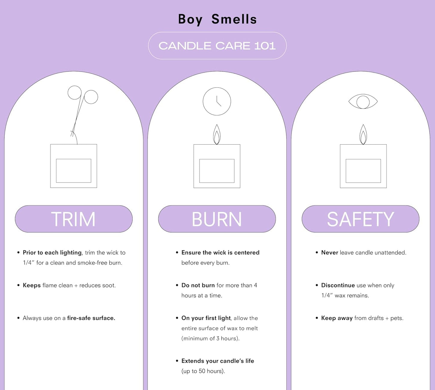 Boy Smells Essentials Votive Quad Gift Set – 4-Piece Mini Soy Wax Candle Collection for Home Fragrance & Gifting – 3oz Each