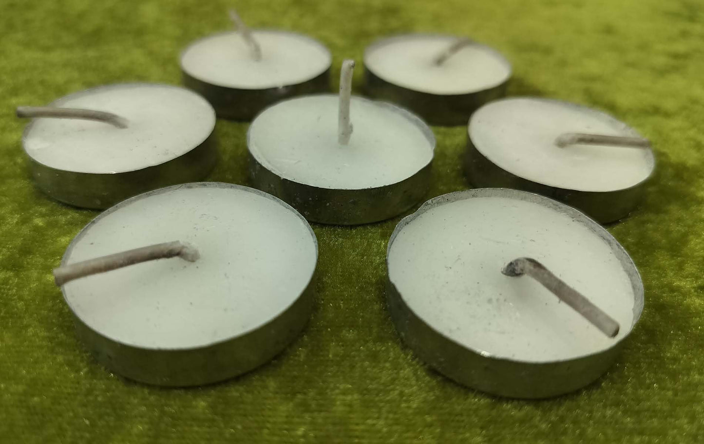 Wax Unscented Tea Light Candles Diwali Decor Festive White Tea Light Candles, (Set of 200, Unscented)