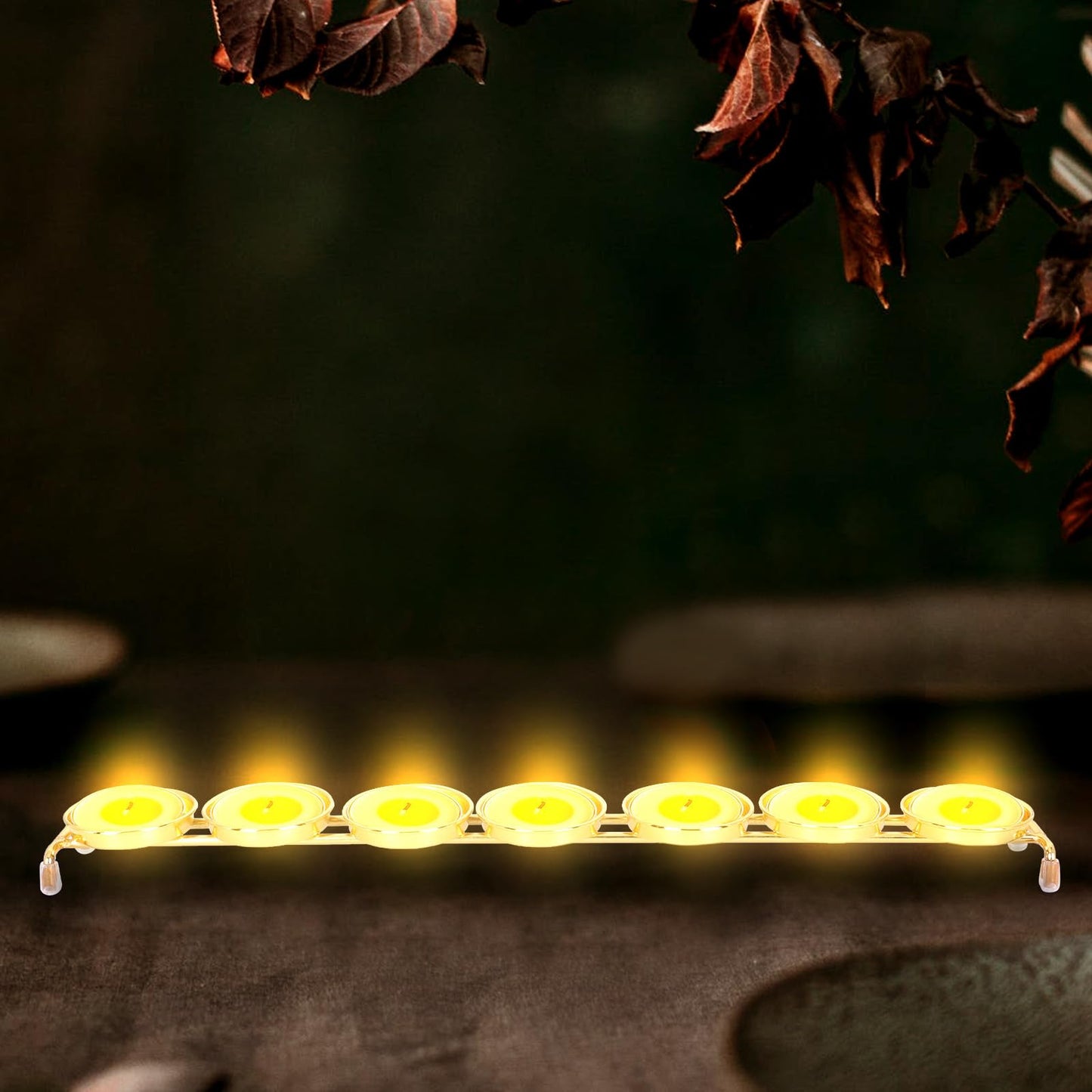 HEALEEP Butter Lamp Holder Buddhist Candleholder Iron Candlestick Stand for Temple Worship Home Ritual Sacrifice Supplies