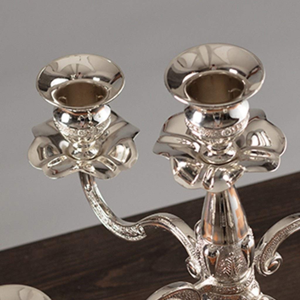 XILIN-1987 Candle Holderss Romantic Candlelight Dinner Wedding Decorations Props Candlestick, 5 Heads Candlesticks Decorative Candlestick