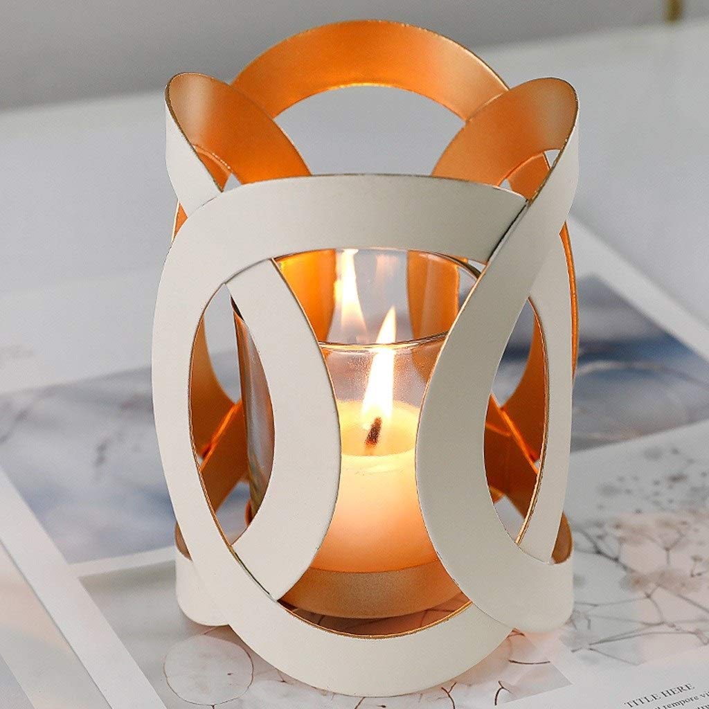XILIN-1987 Candle Holderss Creative Candlestick White Candlelight Dinner Props Home Decoration Candle Holder Decorative Candlestick