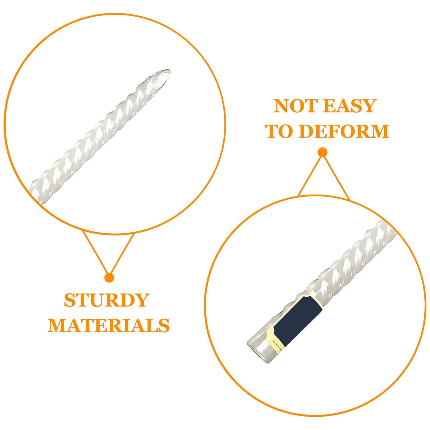 VOSAREA 6pcs White Long Taper Candles Made of Paraffin with Smoke-Free and Long Burning Features European Style Rod Candles for Weddings and Home Decor