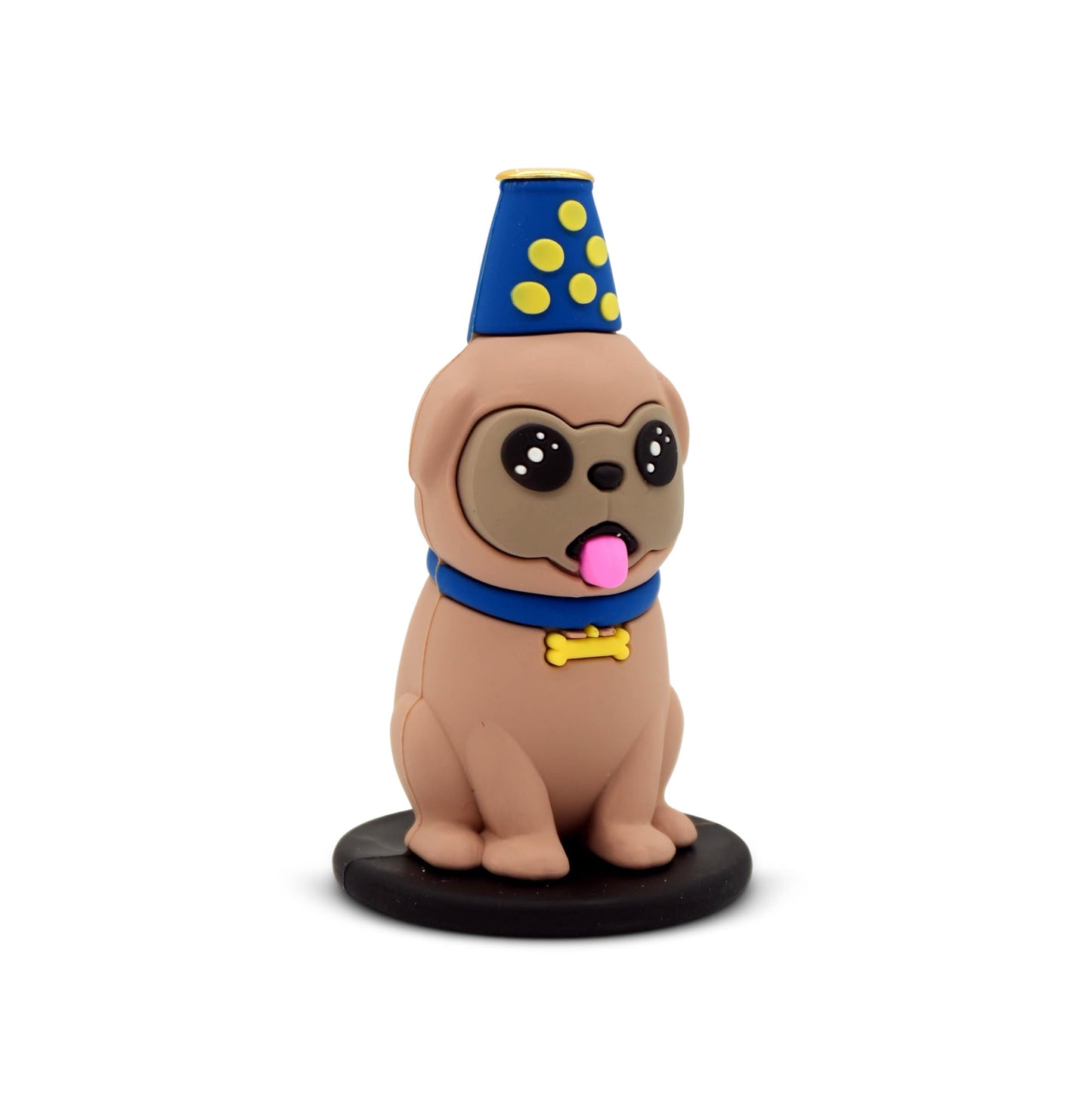 GOOFBALLS Funny Birthday Candle Holder – Humorous Party Decoration & Gag Gift – Quirky Cake Topper for Adults & Friends - Dog
