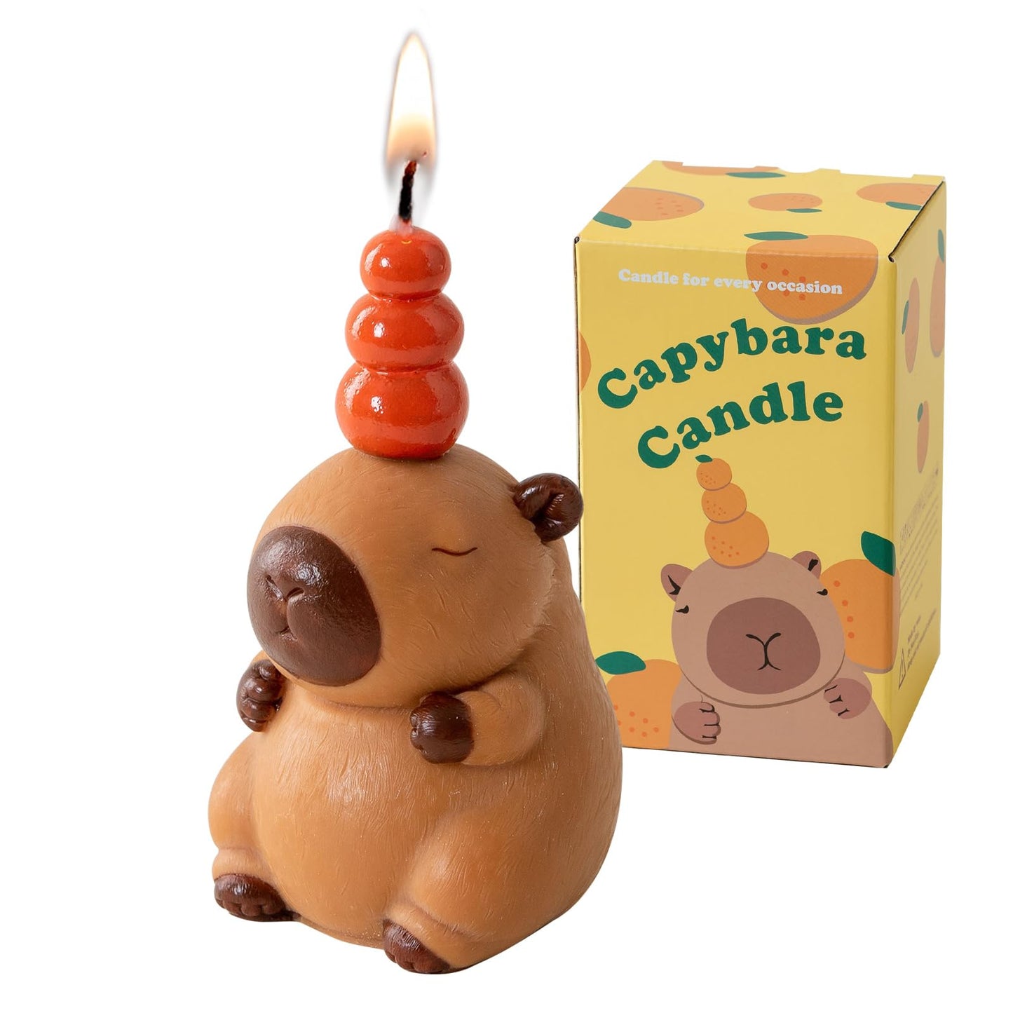 Cute Capybara Aromatherapy Scented Vegetable Candle