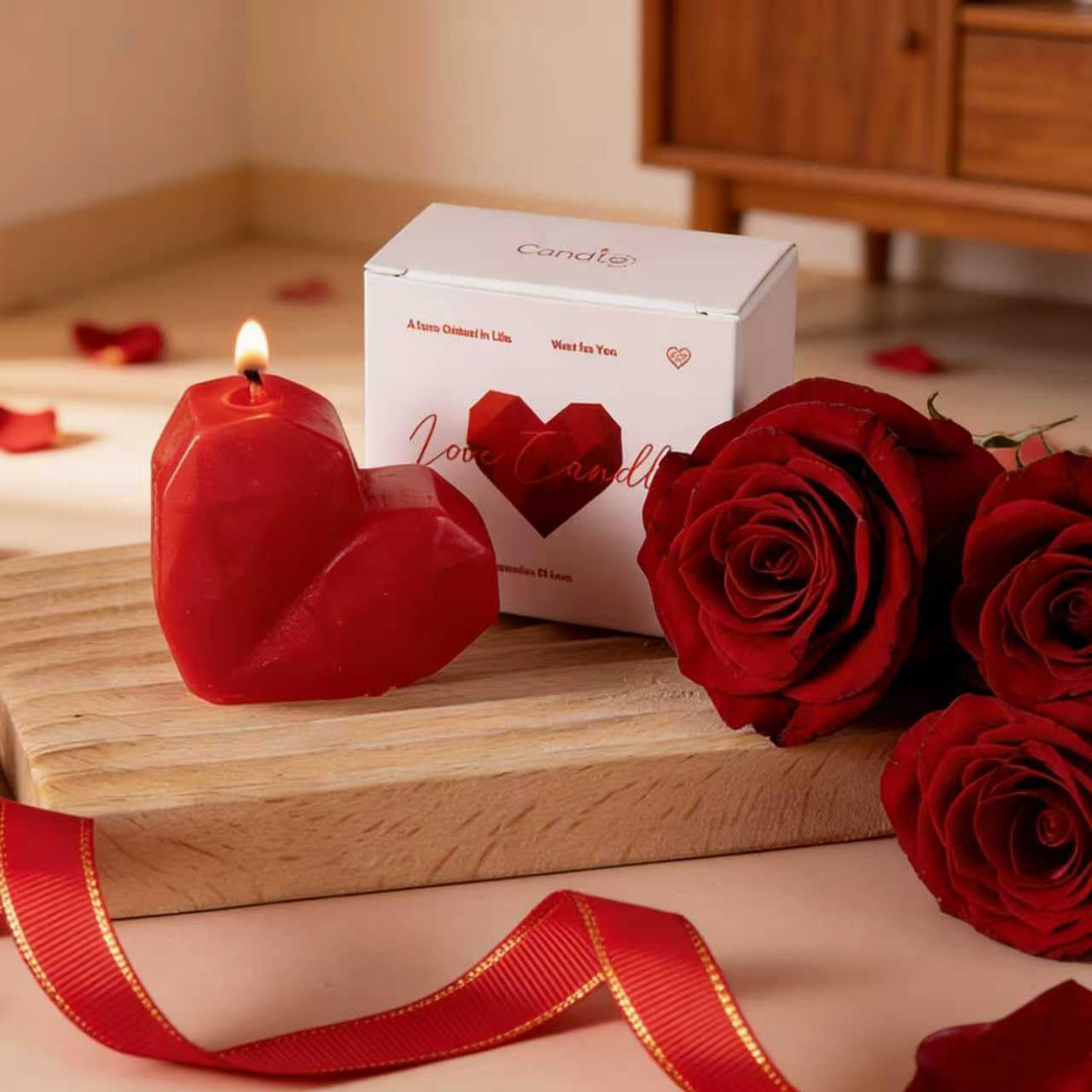 Gifts for Girlfriend Wife Lover Unique Ideas Wedding Engagement Gifts Heart-shaped Valentines Red Rose Love You Gift Romantic Gift Set