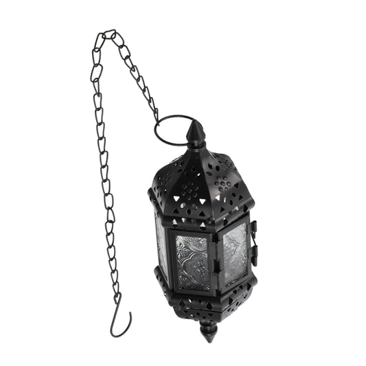 Zerodeko Vintage Metal Hanging Candle Holder Elegant Tea Light Stand for Home Decor Weddings and Special Events Style Ornament