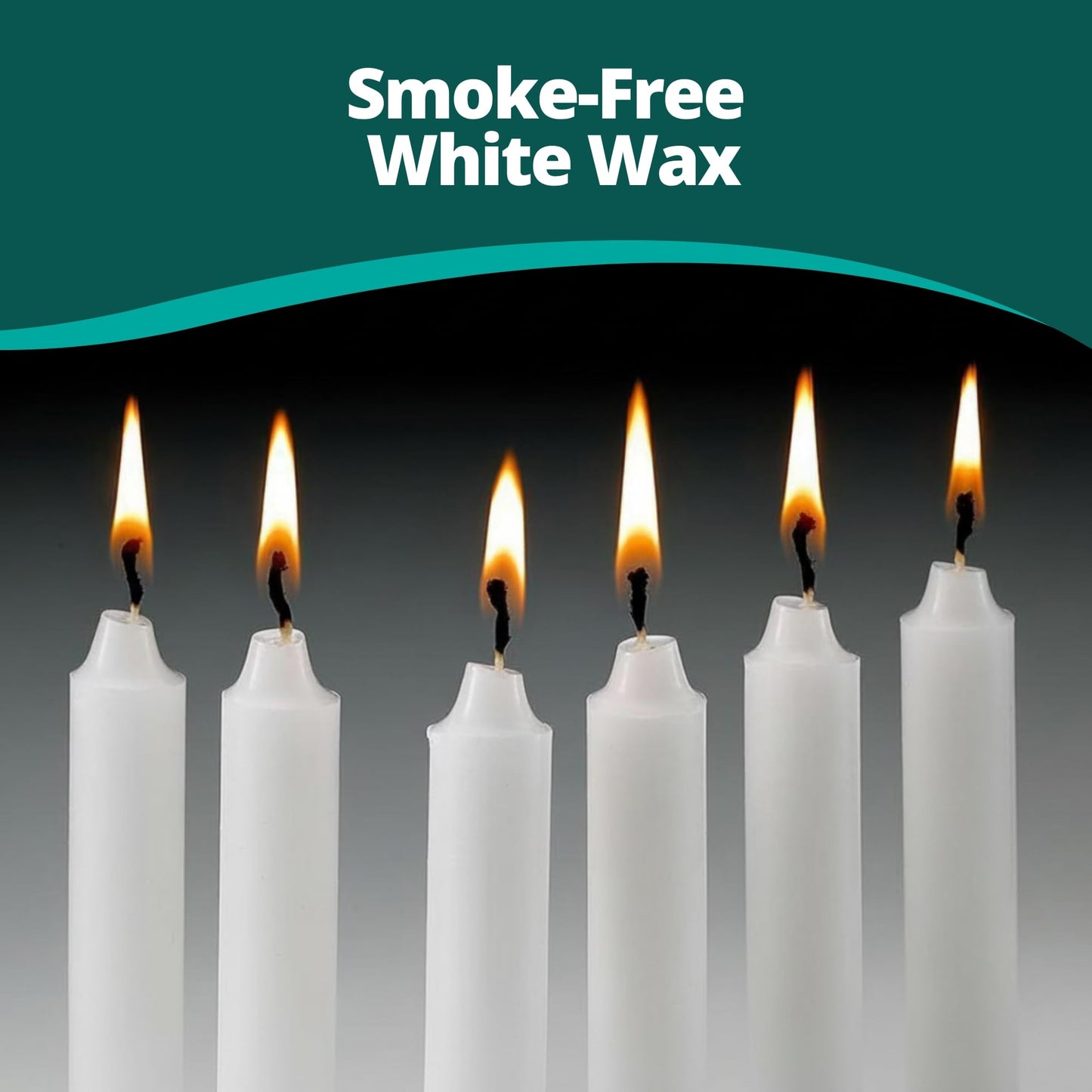 Concordia Supply Church Candles for Candle Light Service Vigil - 5.75" x 1/2" Bulk White Candles for Memorial, Congregational, Shabbat, Wedding, Communion, Baptism & Christmas Ceremonies - Box of 100
