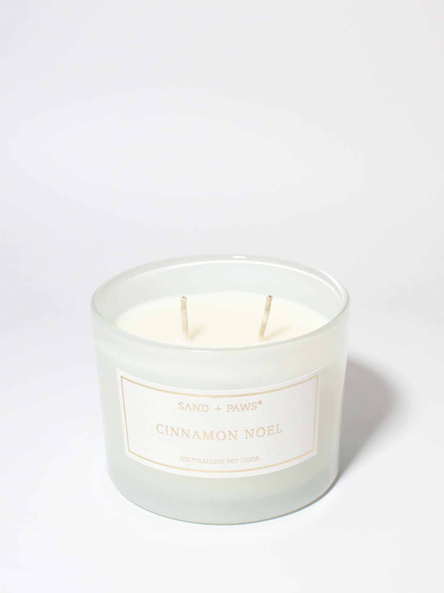 Sand + Paw Scented Candle - Cinnamon Noel – Additional Scents and Sizes – 100% Cotton Lead-Free Wick - Luxury Air Freshening Jar Candles - Perfect Home Decor – 12oz
