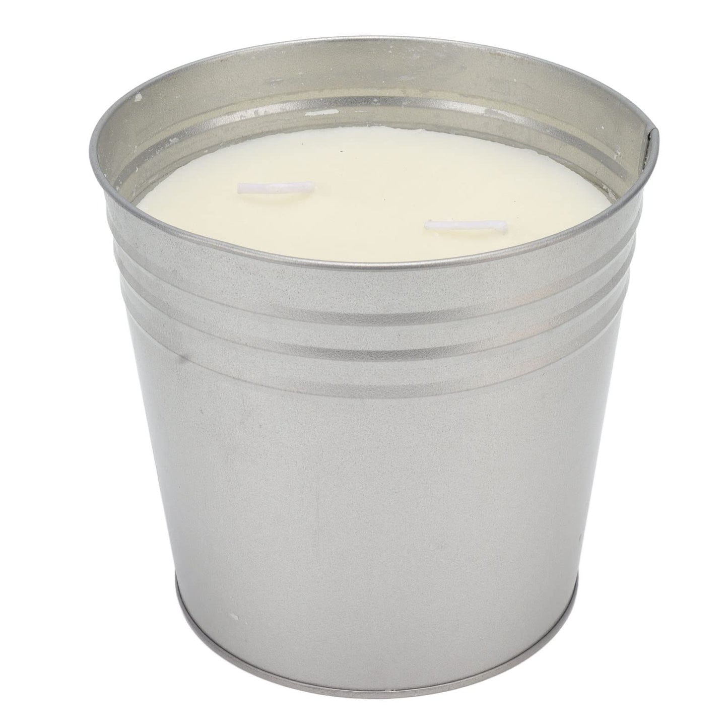 Pwshymi Scented Candle Smokeless 3 Wick Metal Bucket Soy Wax Essential Oil Scented Candle for Dining Garden Camping, Candles Gifts Set for Women, Birthdays, Weddings, Chr