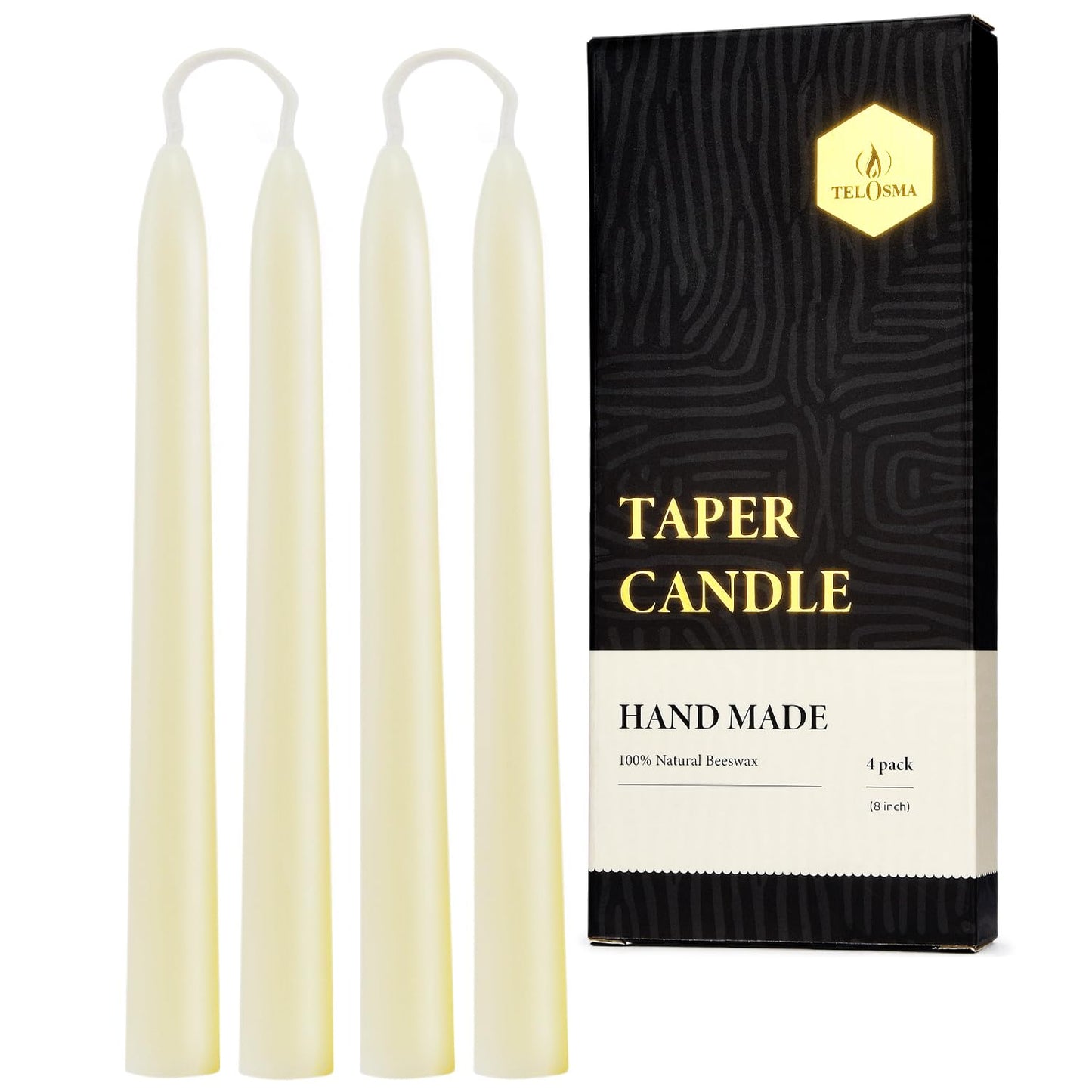 4 pcs Candles + 6 Candlestick Holders