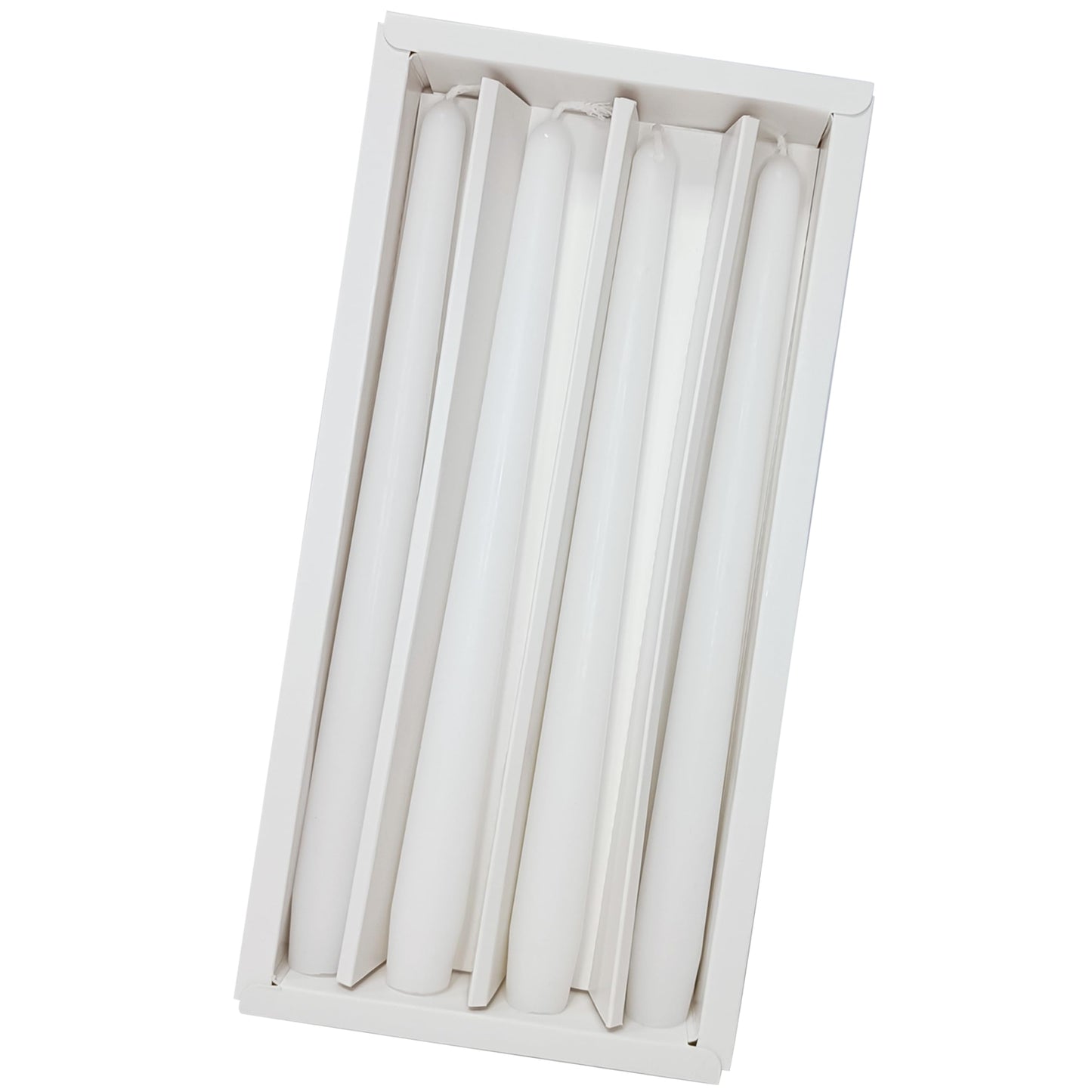 White Taper Candles Unscented Candles Sticks Long Candlestick Smokeless Candle Tapered Candles for Dinner Home Décor Weddings Holiday