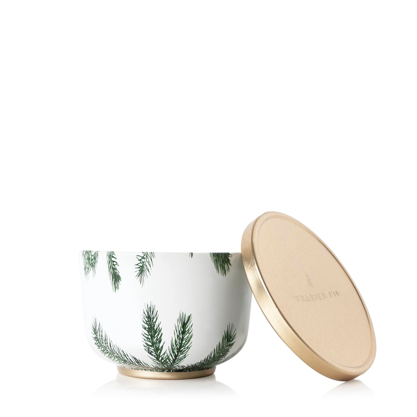 Thymes Scented Candles for Women & Men – Tin with Lid – Luxury Home Decor – Holiday Candles with Notes of Crisp Siberian Fir Needles, Cedarwood, & Sandalwood (Frasier Fir, 6.5 oz)