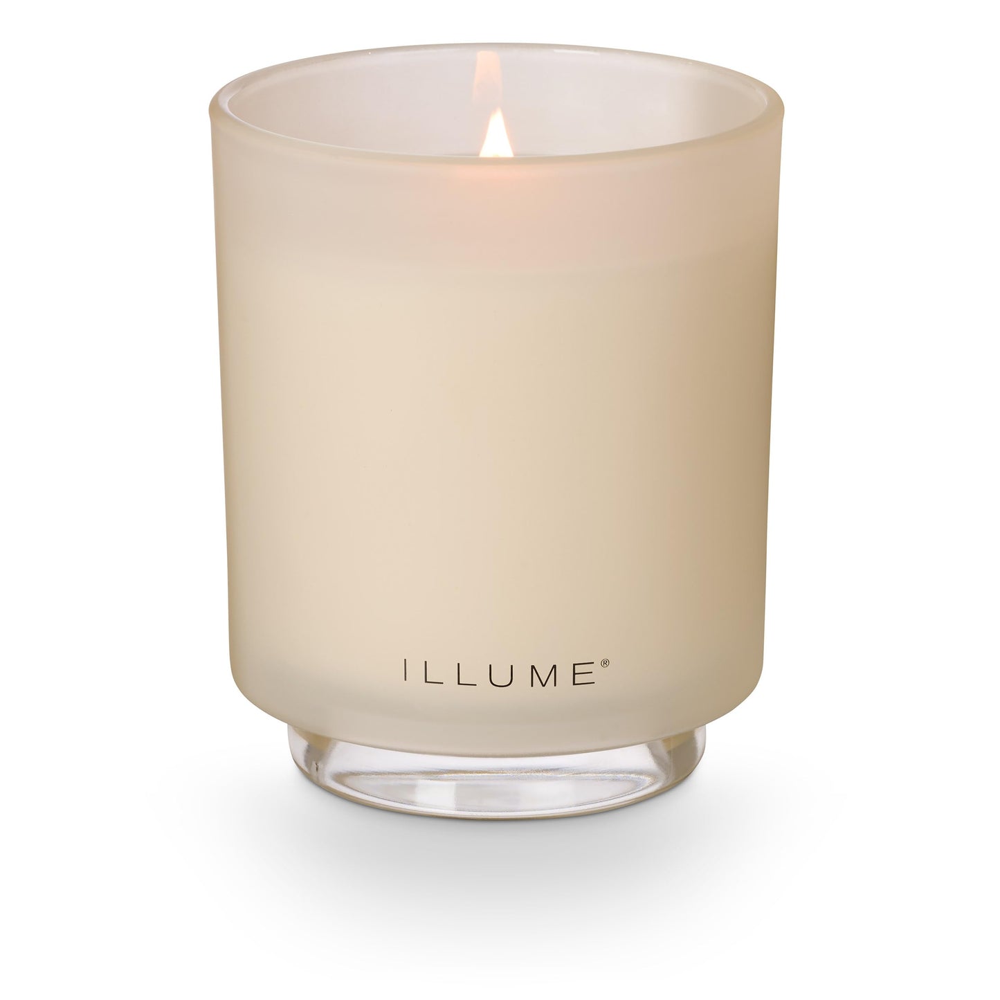 Illume Refillable Boxed Glass Candle, Winter White