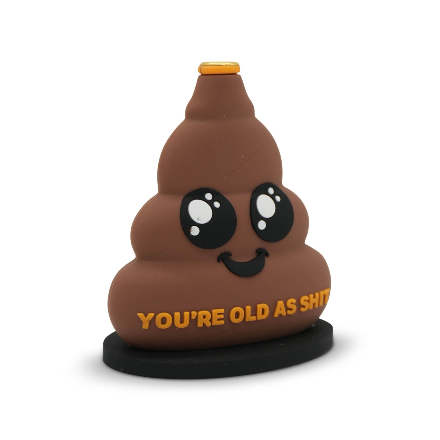 GOOFBALLS Funny Birthday Candle Holder – Humorous Party Decoration & Gag Gift – Quirky Cake Topper for Adults & Friends - Old as Shit