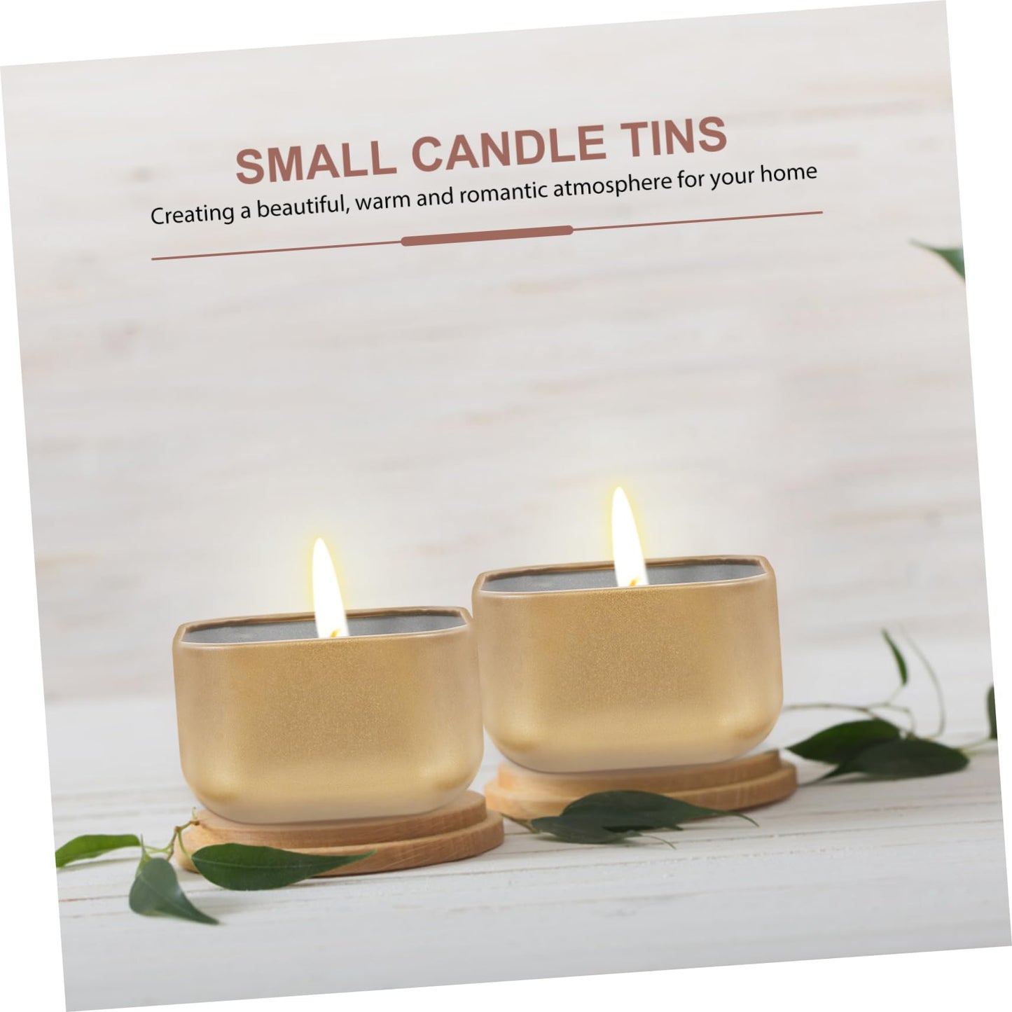 OSALADI 2pcs DIY Scented Candle Tins Empty Metal Candle Jars Frosted Finish for Aromatherapy for Crafting and Home Decor