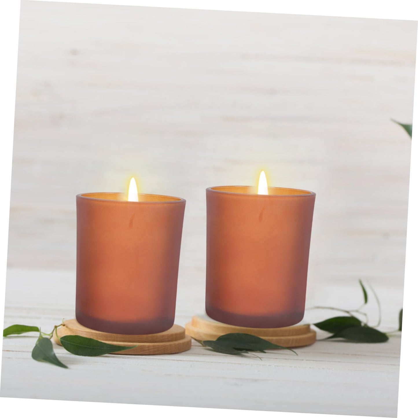 ABOOFAN 3sets Glass Candle Jar Marble Votive Holder Banquet Candlelight Dinner Supply