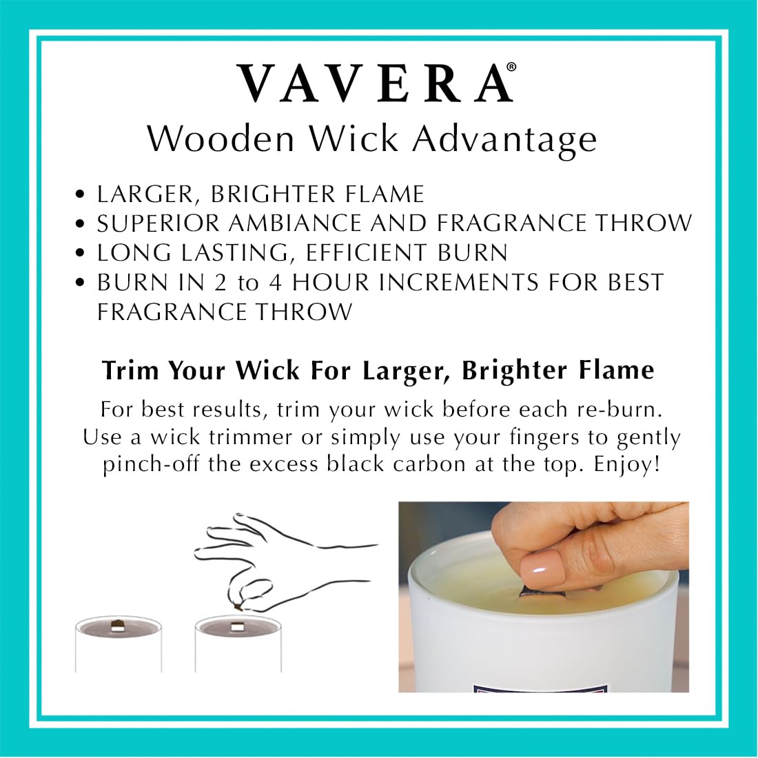 VAVERA Moroccan Cashmere Wood Wick Candles that Crackle, 14oz Matte White Candle. A Rare Botanical Musky Blend. Amazing Versatile Scent for Men, Mothers Day Gifts for Mom! Hand-Crafted in USA.