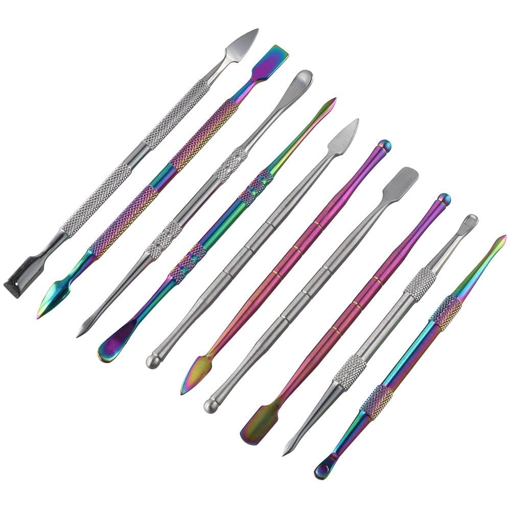 Uniquer 14Pcs Carving Tool Set for Wax with Box Double Head Wax Carving Sculpting Tools for Wood, Wax, Jewelry, Clay, Pottery