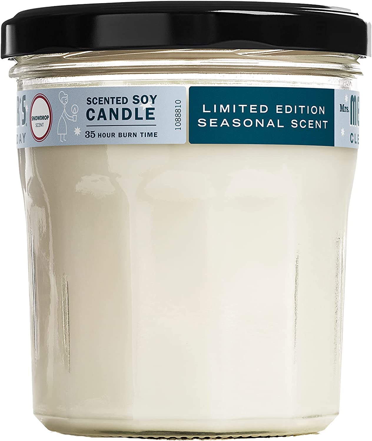 Mrs Meyer's Clean Day Snow Drop Candle, 7.2 Ounce (Pack of 2)